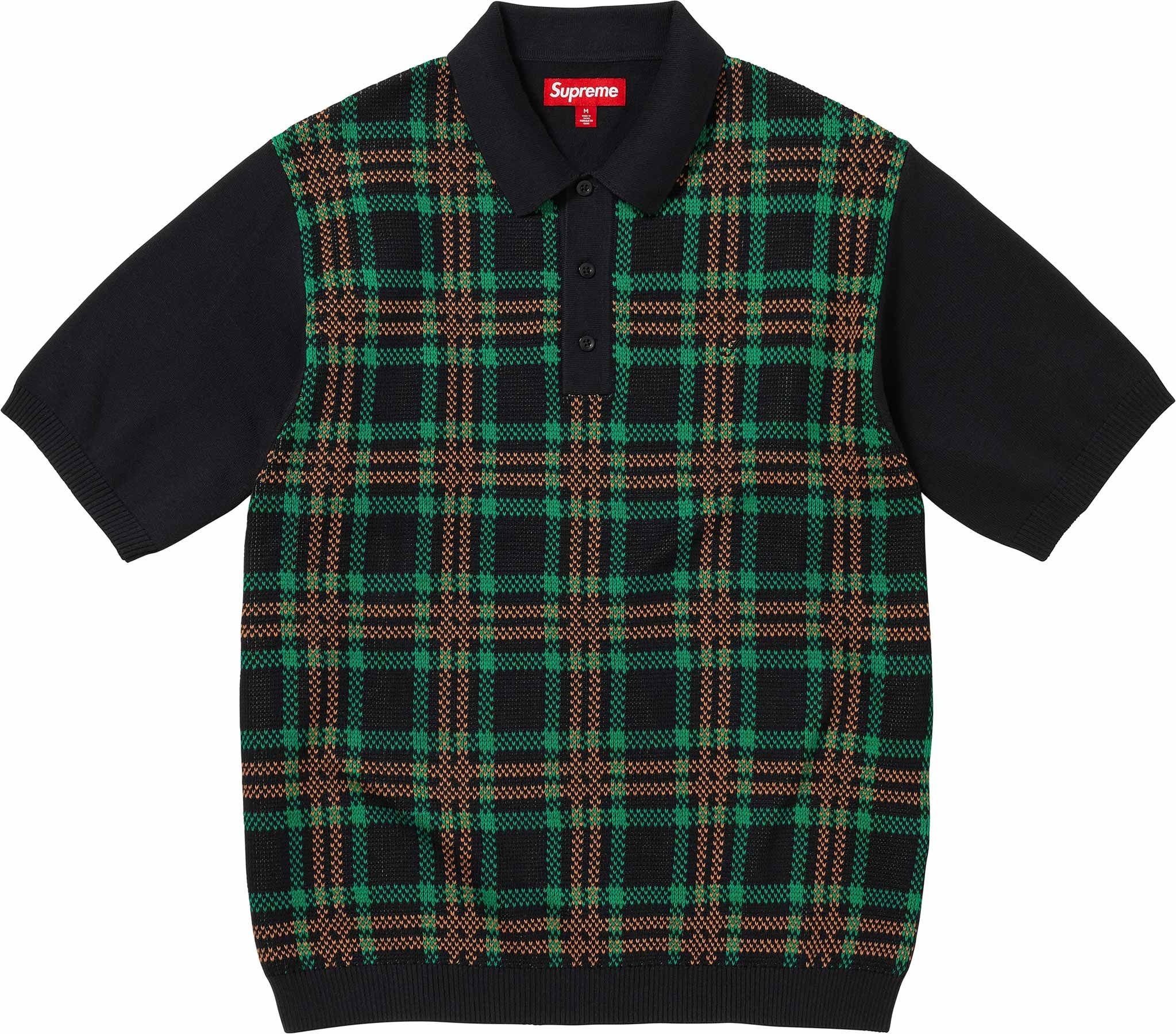 Plaid Knit S/S Polo view 2